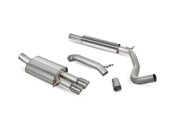 Scorpion Exhausts Volkswagen Polo 9N3 Gti 1.8T Resonated Cat-Back System - Afbeelding 3